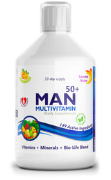 Man 50+ multivitamins for men with collagen 1497 mg - 149 active ingredients /500 ml/