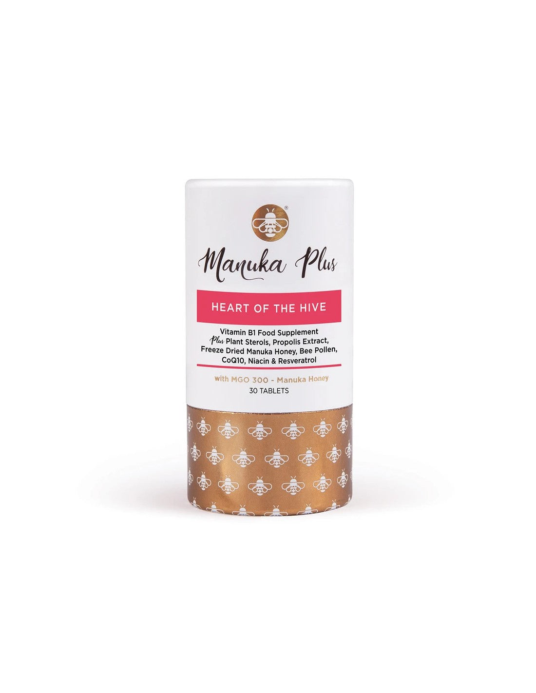 Manuka Plus® Heart Of The Hive/ Formula to support the cardiovascular system with Manuka honey MGO 300 x 30 tablets