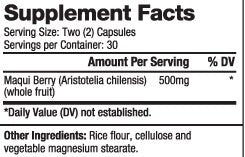 Maqui Berry 500 mg / 60 čepic