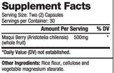 Maqui Berry 500 mg / 60 čepic