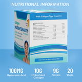 Fish Collagen Marine Beauty 10000 mg with hyaluronic acid 100 mg /20 x 25 ml/