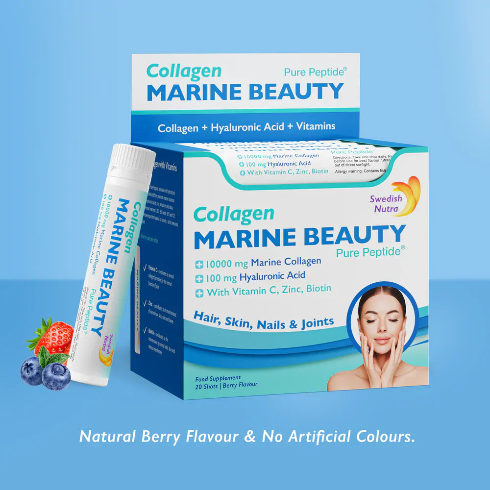 Fish Collagen Marine Beauty 10000 mg with hyaluronic acid 100 mg /20 x 25 ml/