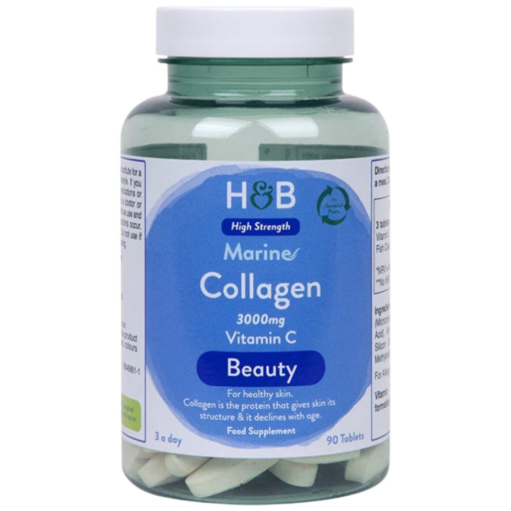 Marine Collagen with Vitamin C 3000 mg - 90 Tablets
