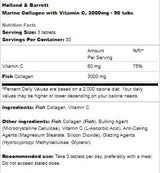 Marine Collagen with Vitamin C 3000 mg - 90 Tablets