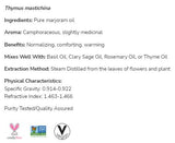 Marjoram Oil | 100% Pure Thymus Mastichina - 30 ml