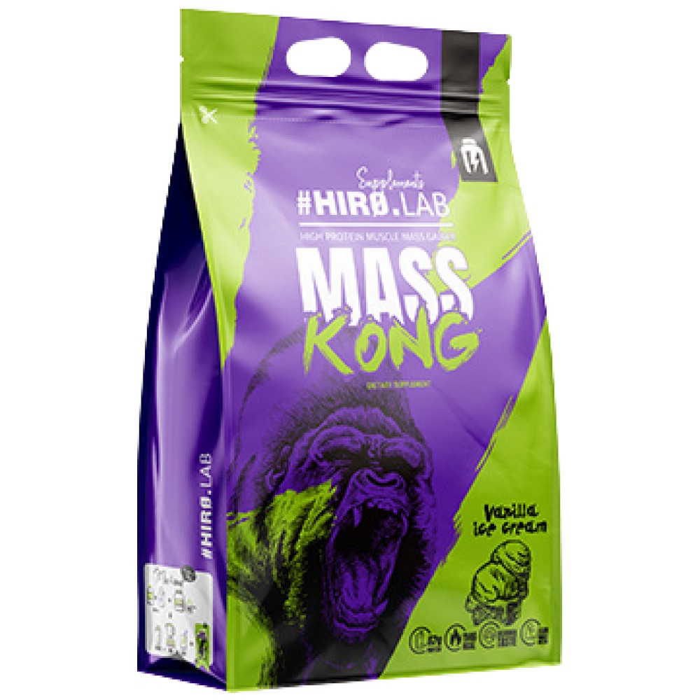 Mass KONG | Low-Sugar & Fat ~ High-Protein Gainer - 3000 grams