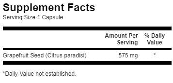 Ultra Maximum-Strenght Grapefruit Seed 575 mg 120 cápsulas