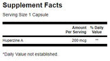 Huperzine A 200 mcg - 30 kapsulės