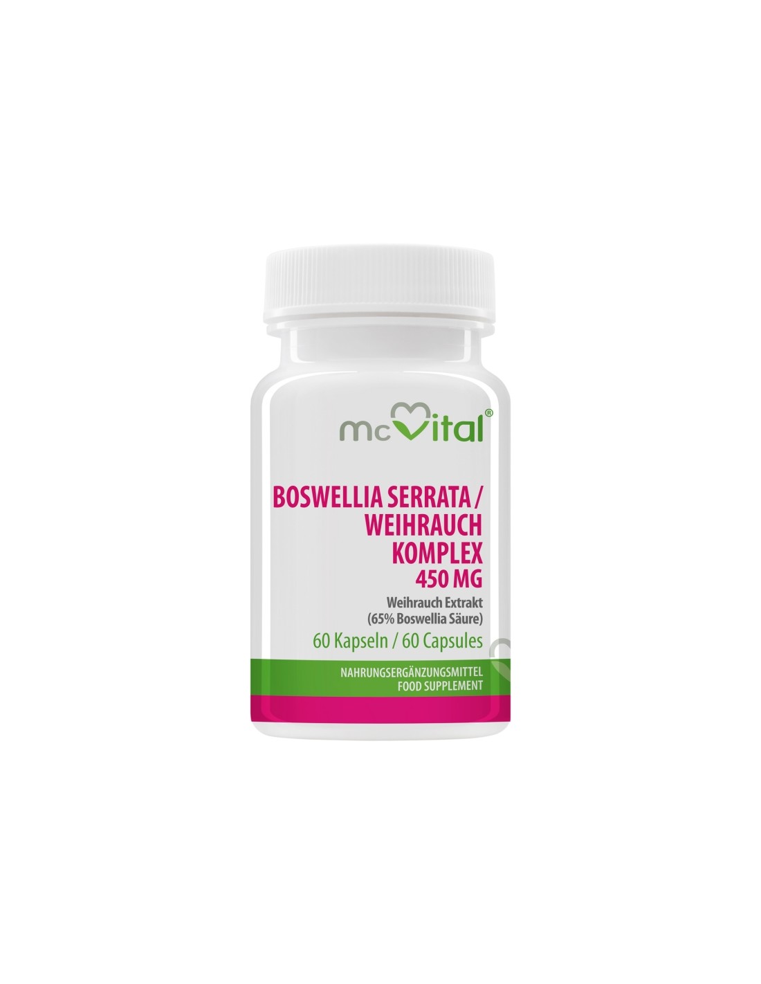 McVital Boswellia with MSM and vitamin C - for joint problems, 60 capsules