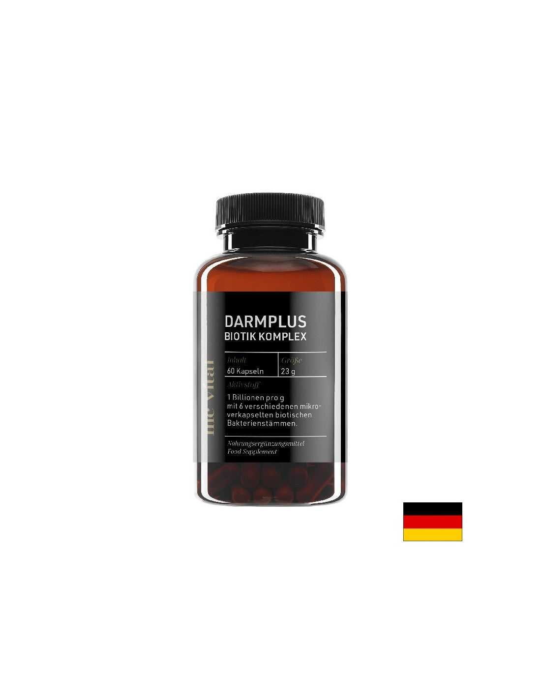 McVital® DarmPlus ProBiotik Komplex - 1 trillion probiotic bacteria, 60 capsules Vitabay