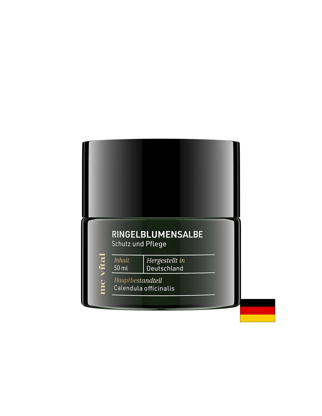 McVital® Ringelblumensalbe - Calendula Ointment with Grape Seed Oil and Beeswax, 100% Natural, 50ml Vitabay