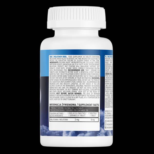 Melatonina 8000 180 tabletek