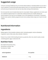 Melatonin 1 mg - 300 tablets