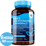 Pánské multivitaminy a minerály 180 veganských tablet