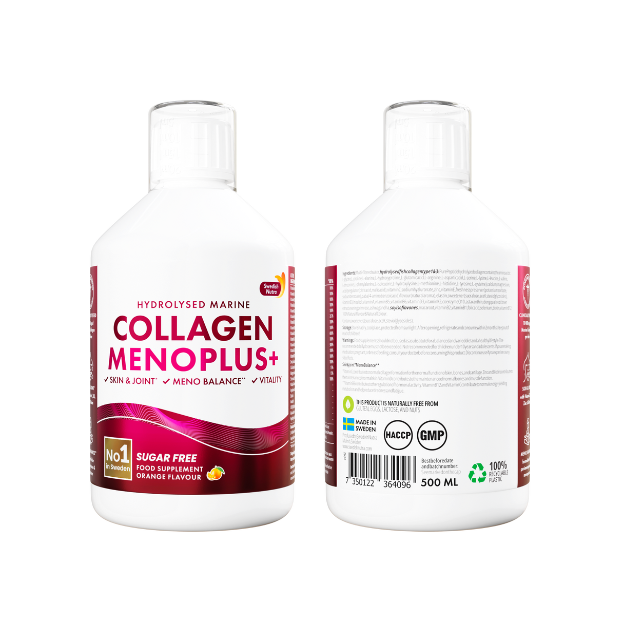 Menoplus+ Fish Collagen 10,000 mg for women 40+ | 500 ml