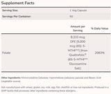 Methyl Folate 5000 mcg - 50 capsules