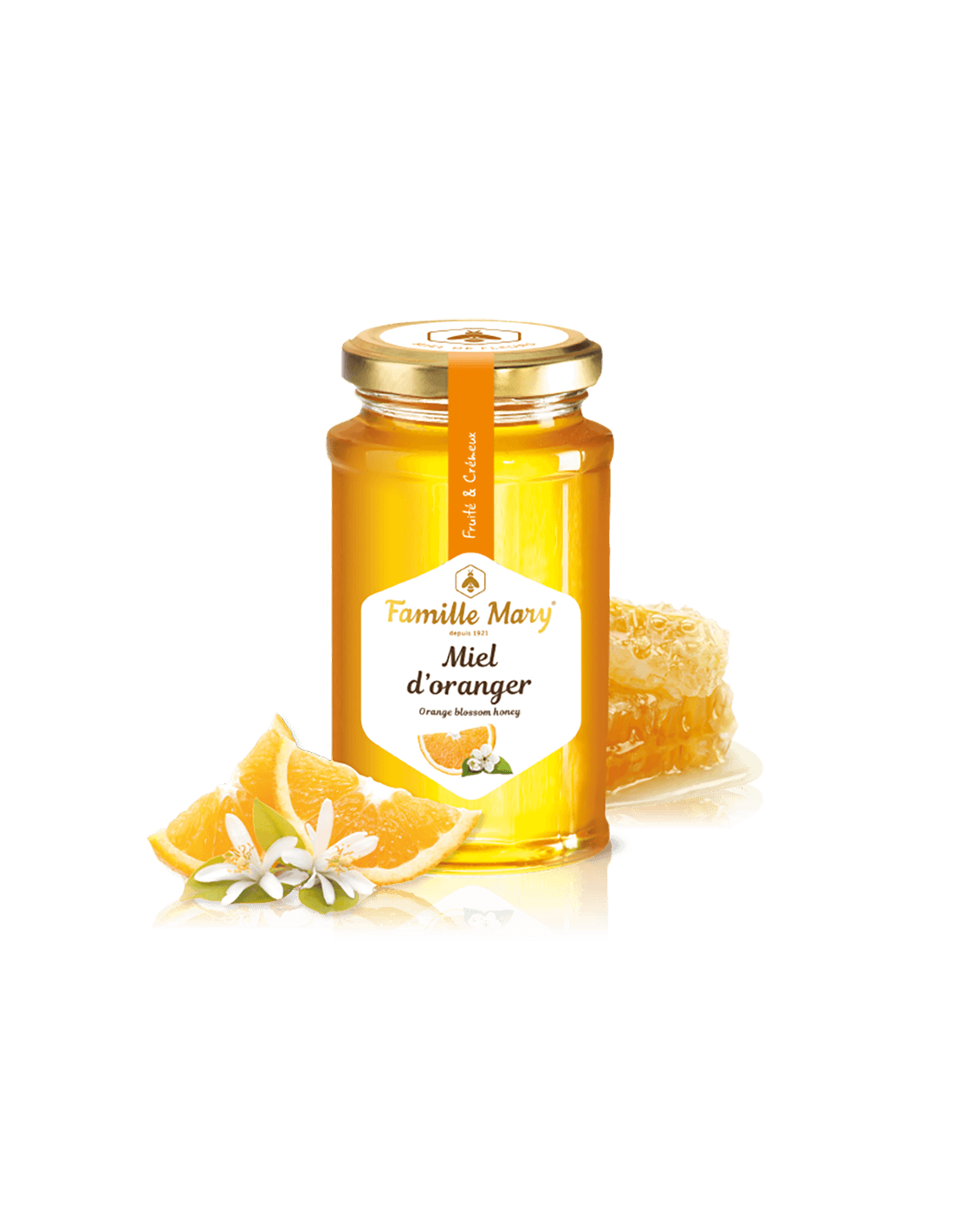 Miel d' oranger des vergers de Valence / Orange blossom honey (Valencia, Spain), 360 g Famille Mary