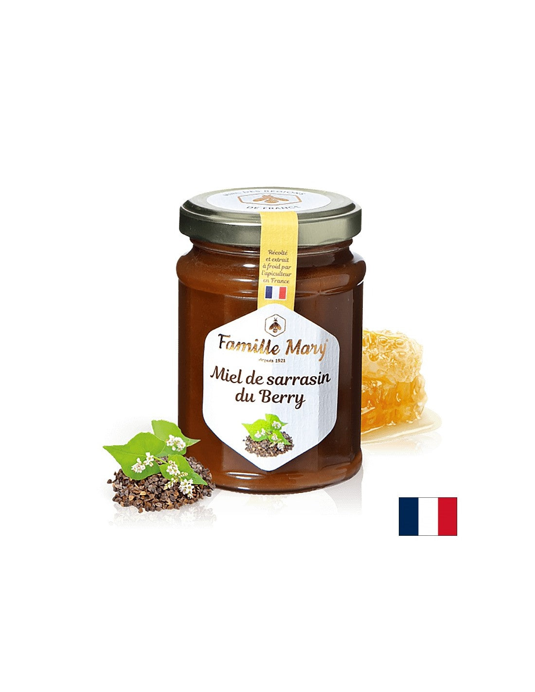 Buckwheat honey from Berry - Miel de sarrasin du Berry, 230 g