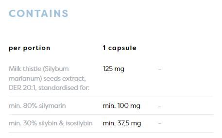 Milk Thistle | Silymarin 100 mg - 120 capsules