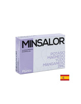 Minsalor Oligoelementos - Potassium, magnesium, iodine, manganese, zinc / For weight reduction, 20 ampoules to drink Artesania