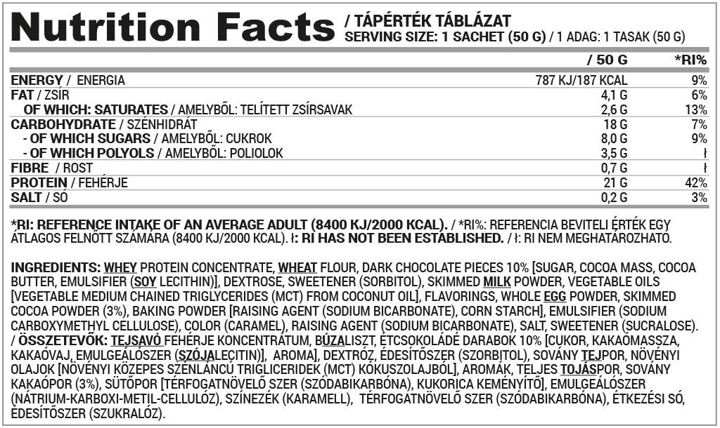 Ciasto na kubek | Deser białkowy - 50 gramów