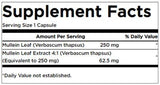 Mullien Leaf Extract 312.5 mg - 60 capsules