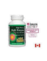 Espectro completo de alta potencia de enzima 450 mg - 60 cápsulas
