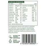 Multi-witamin i minerały bez żelaza (multi-witaminy i minerały) 60 tabletek Natureaid