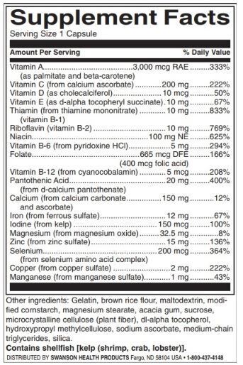 Multi and Mineral | Daily - 100 capsules
