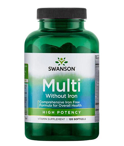 Multi zonder ijzer | Hoge potentie - 120 gelcapsules