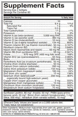 Multi zonder ijzer | Hoge potentie - 120 gelcapsules