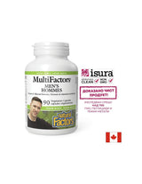 Vitaminas y minerales MultiFactors para hombres, 90 cápsulas <tc>Natural Factors</tc>