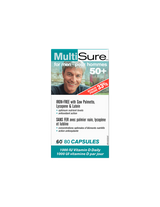 Multisure® Men 50+ / Multivitamins pro muže 50+ (s luteinem, lykopenem a Saw Palmetto), 80 tobolek