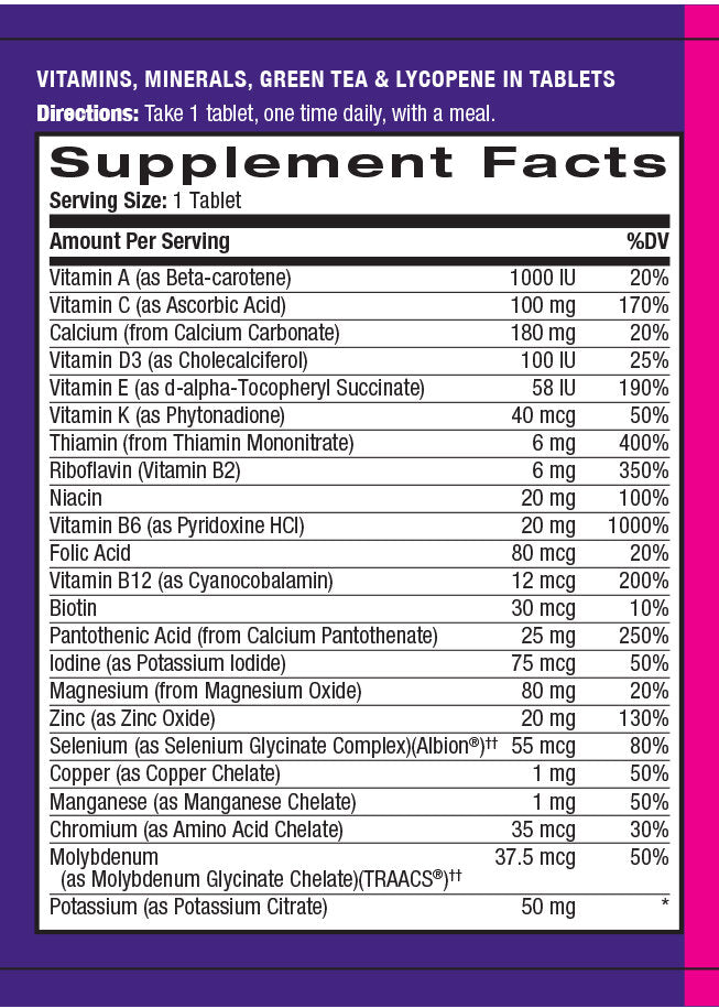 Multiple For Men Multivitamin 90 Tabs.