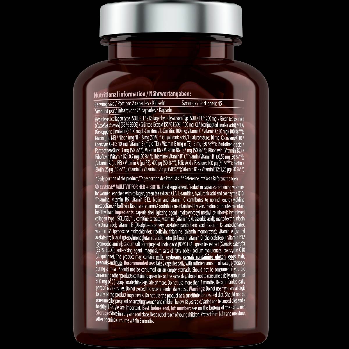 Multivit para su + biotina - 90 cápsulas