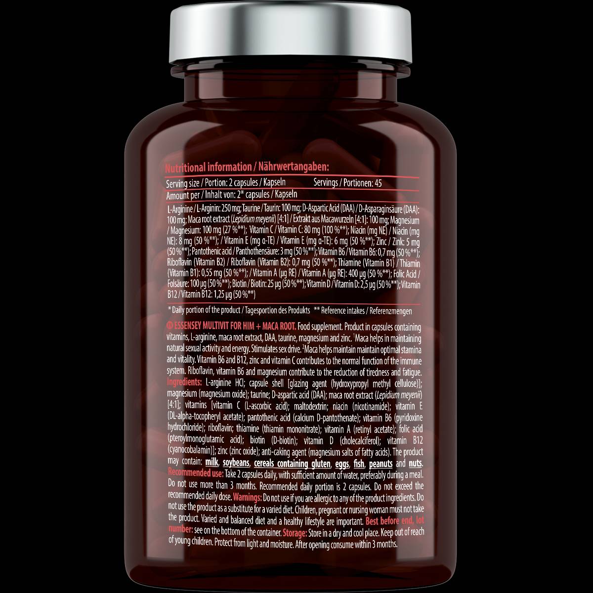 Multivit for Him + Maca Root - 90 capsules