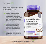 Multivitamins - 26 Essential Ingredients /365 tablets, 365 days/ Nutravita