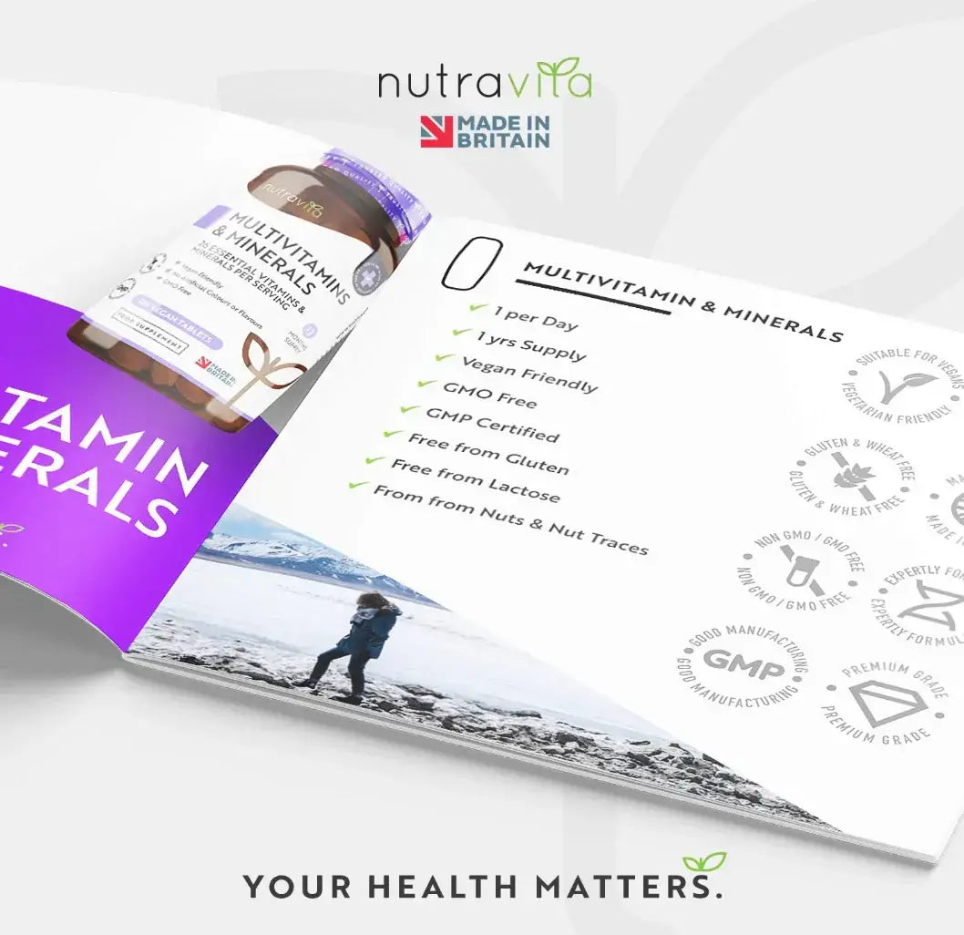 Multivitamins - 26 Essential Ingredients /365 tablets, 365 days/ Nutravita