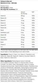 Multivits & Iron - 240 Tablets