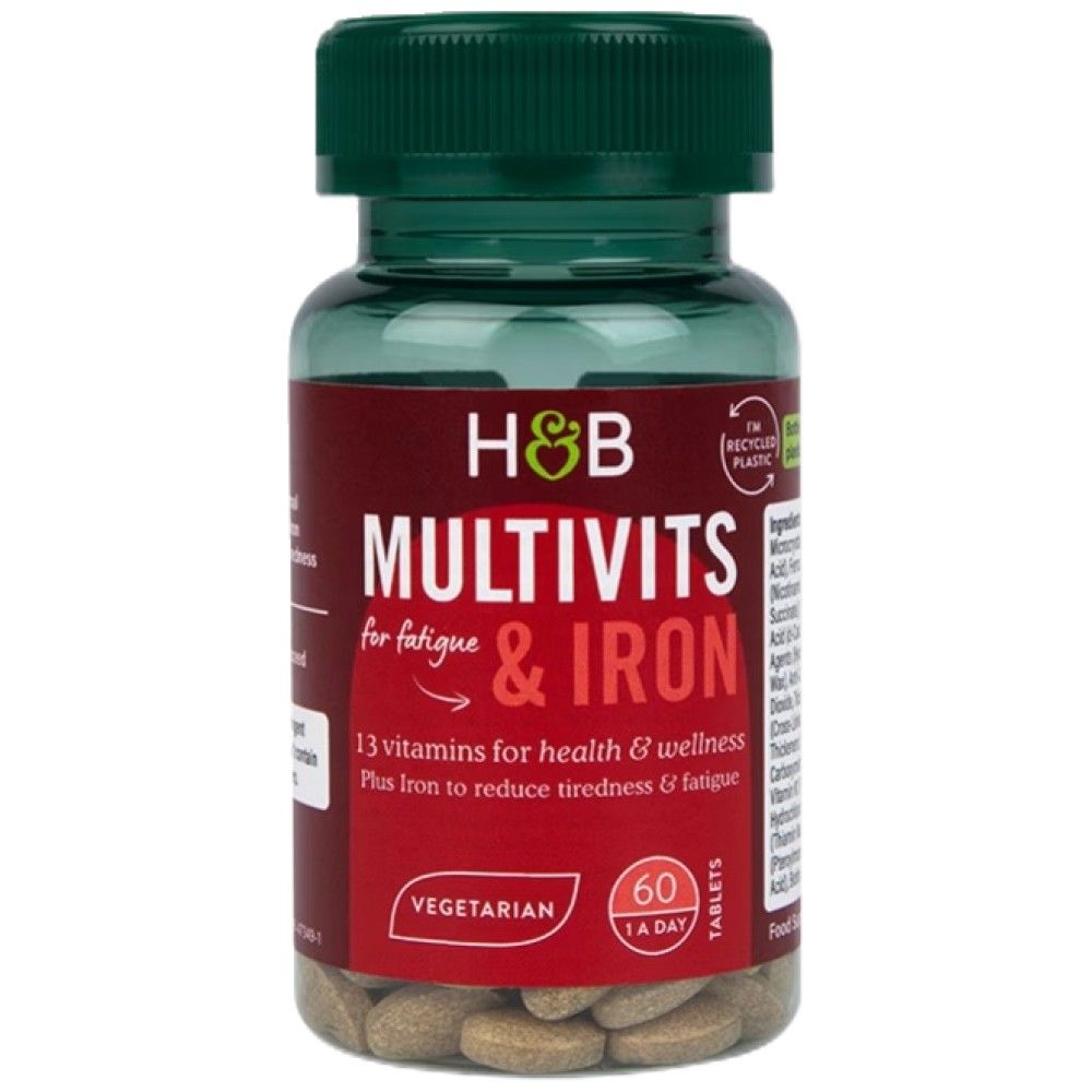 „Multivits & Geležis“ - 60 tablečių