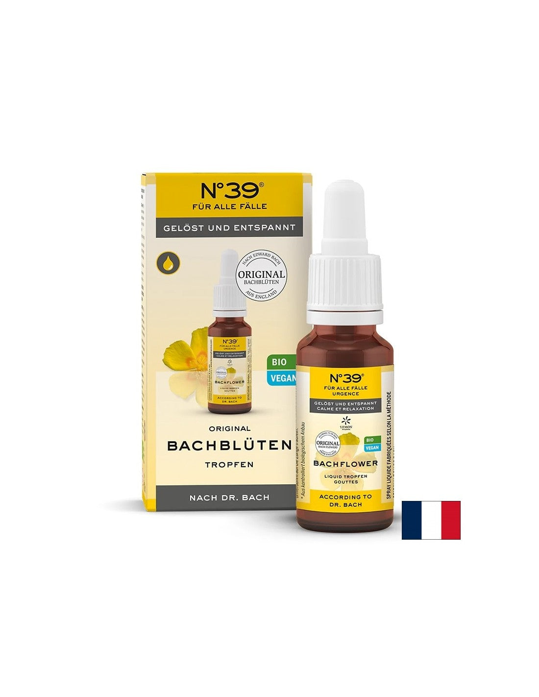 Dr Bach N ° 39 Drëpsen - Nout (Stress an Angscht), 20 ml