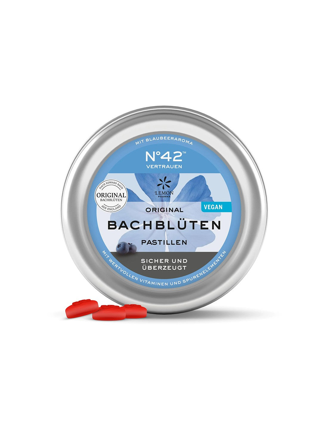Dr Bach pastilles-N ° 42 Trust, 50 g (~ 40 vienetų) „Citrinų vaistinė“