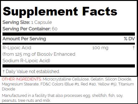 Na-r-Ala 100 mg/r-Ala estable-60 cápsulas