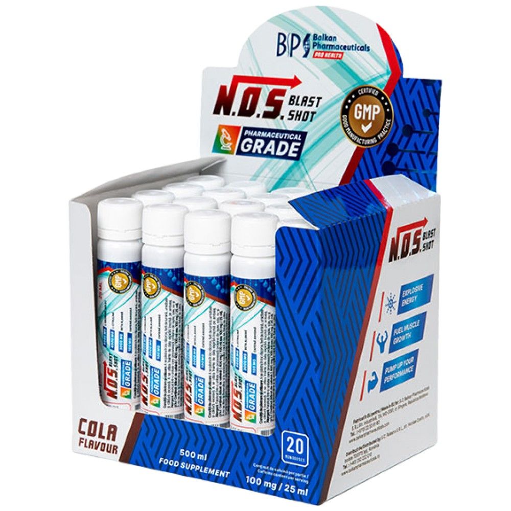 NOS Blast Shot | Pre-Workout - 20 x 25 ml