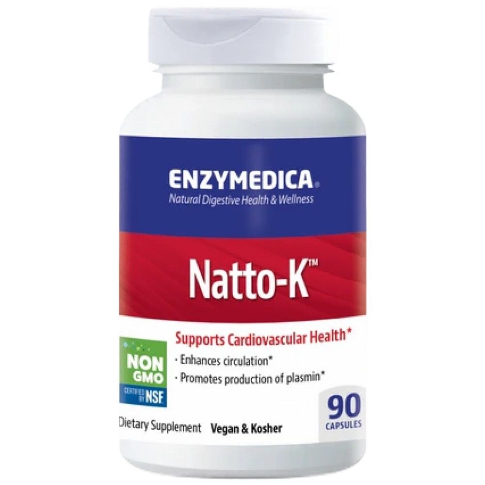 Natto-K | Nattokinase with Bromelain & Enzymes - 90 capsules