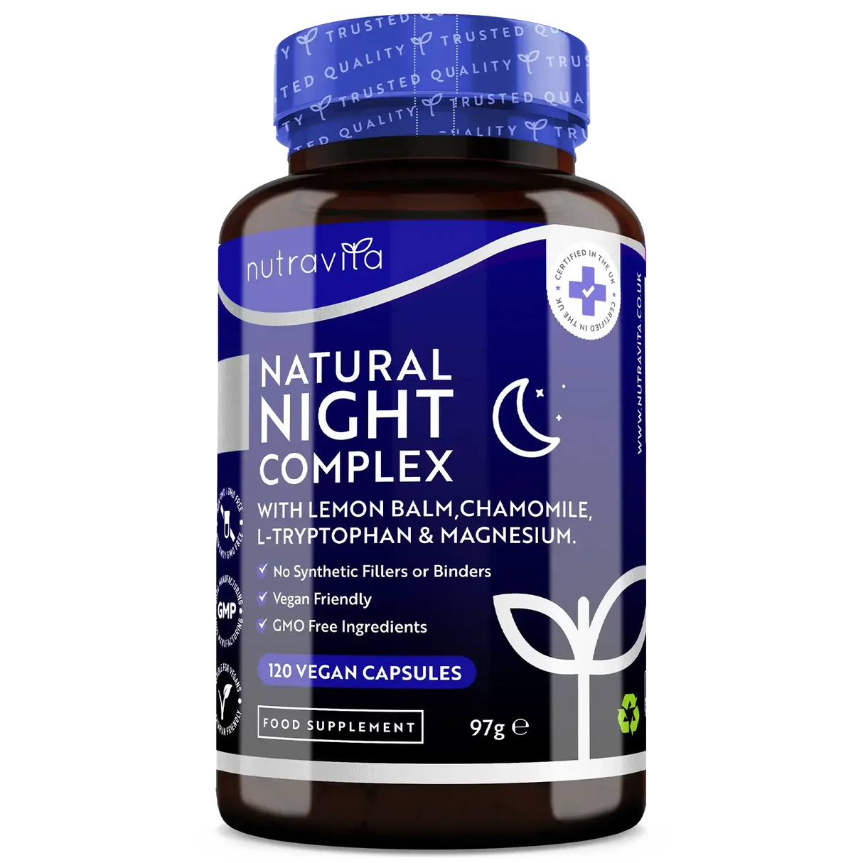 Natural Night Sleep Complex 120 kapsułek. <tc>Nutravita</tc>