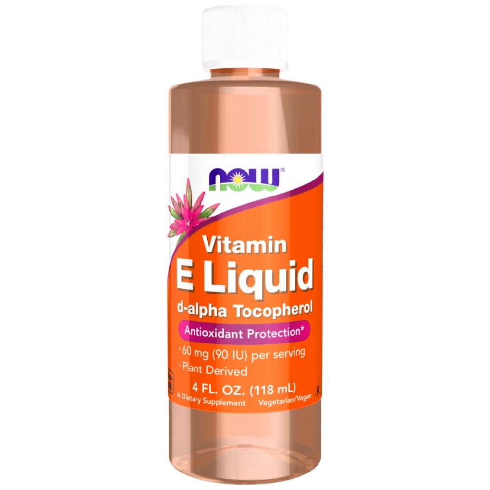 Natuurlijke vitamine E -vloeistof | D -alpha tocoferol - 118 ml