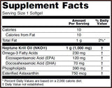 Óleo de Krill Netuno 1000 mg - 60 cápsulas de gel