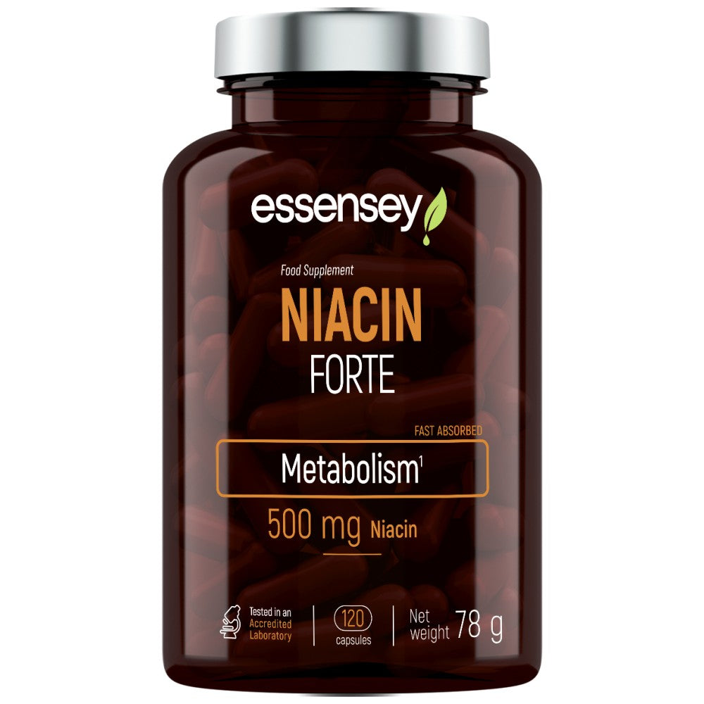 NIACIN Forte 500 mg - 120 kapsułek
