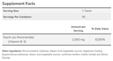 Niacinamide 1000 mg - 90 Tablets